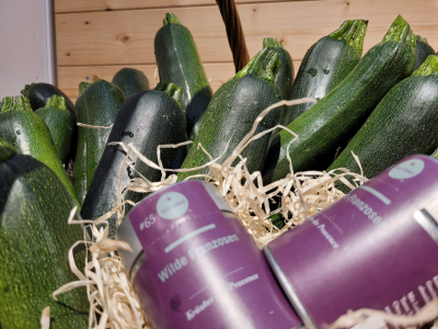 Unsere Zucchini sind reif